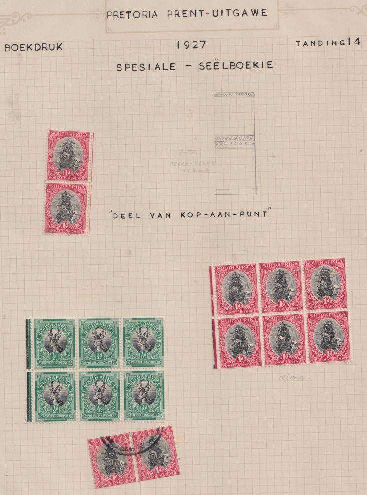 SA LOVELY COLLECTION OF EXPLODED BOOKLETS ON ALBUM PAGES