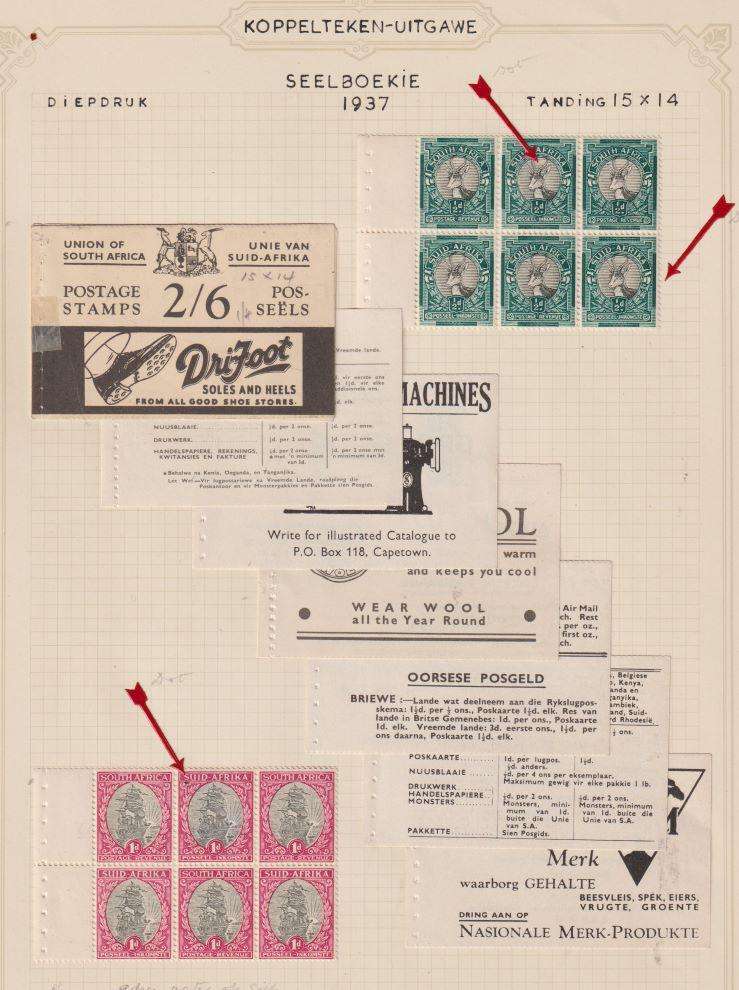 SA LOVELY COLLECTION OF EXPLODED BOOKLETS ON ALBUM PAGES