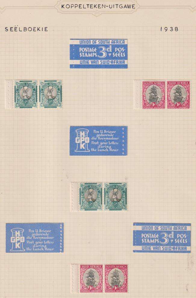 SA LOVELY COLLECTION OF EXPLODED BOOKLETS ON ALBUM PAGES