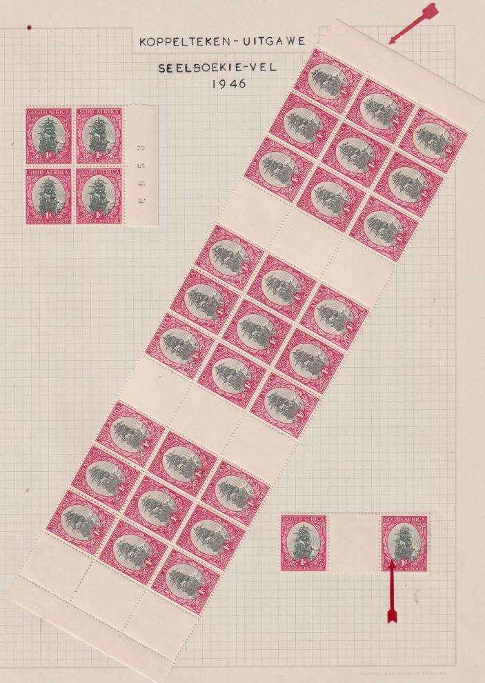 SA LOVELY COLLECTION OF EXPLODED BOOKLETS ON ALBUM PAGES