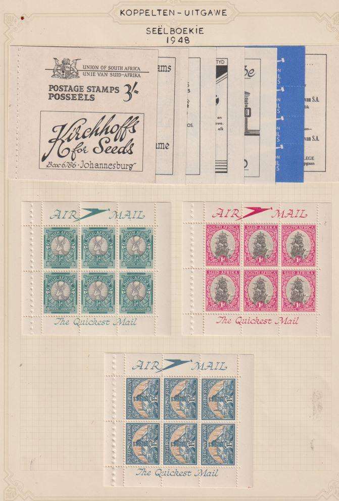 SA LOVELY COLLECTION OF EXPLODED BOOKLETS ON ALBUM PAGES