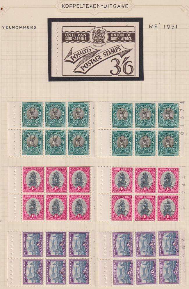 SA LOVELY COLLECTION OF EXPLODED BOOKLETS ON ALBUM PAGES