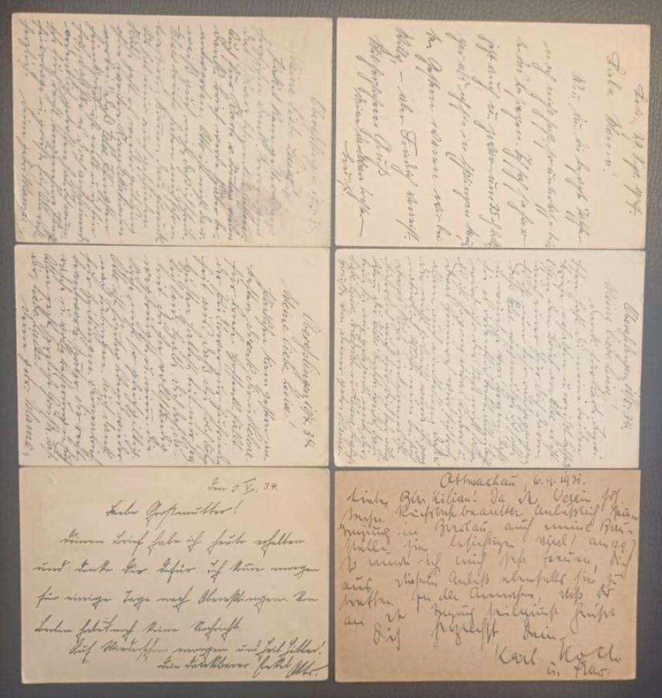 GERMANY WW1 ERA POSTCARDS, COVER, STAMPS