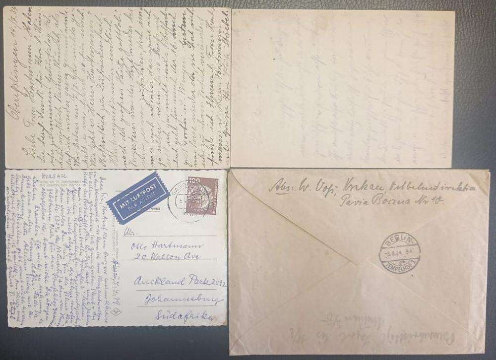 GERMANY WW1 ERA POSTCARDS, COVER, STAMPS