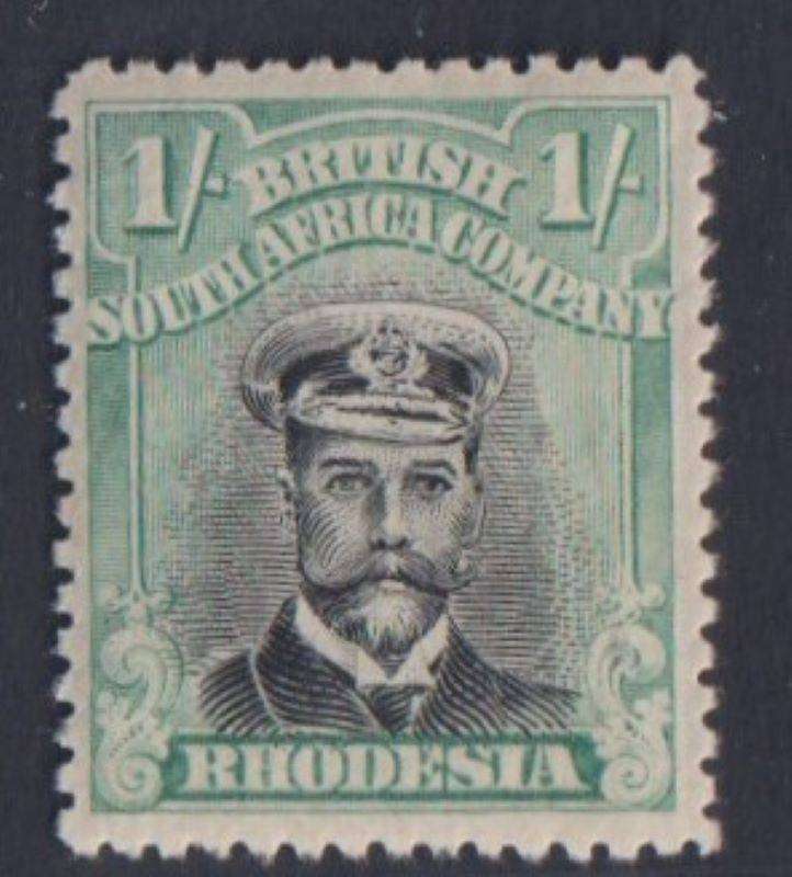 RHODESIA 1913 1/- ADMIRAL FINE MINT SG 272b  cv £90