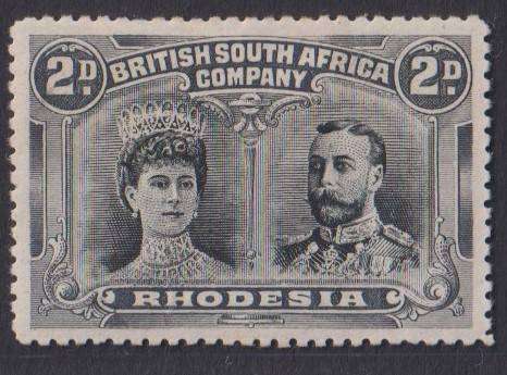 RHODESIA 1910 DOUBLE HEADS LOVELY MINT LOT