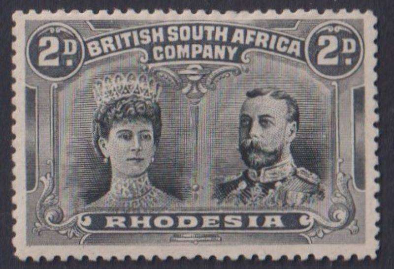 RHODESIA NICE LOT OF 1911  DOUBLE HEADS