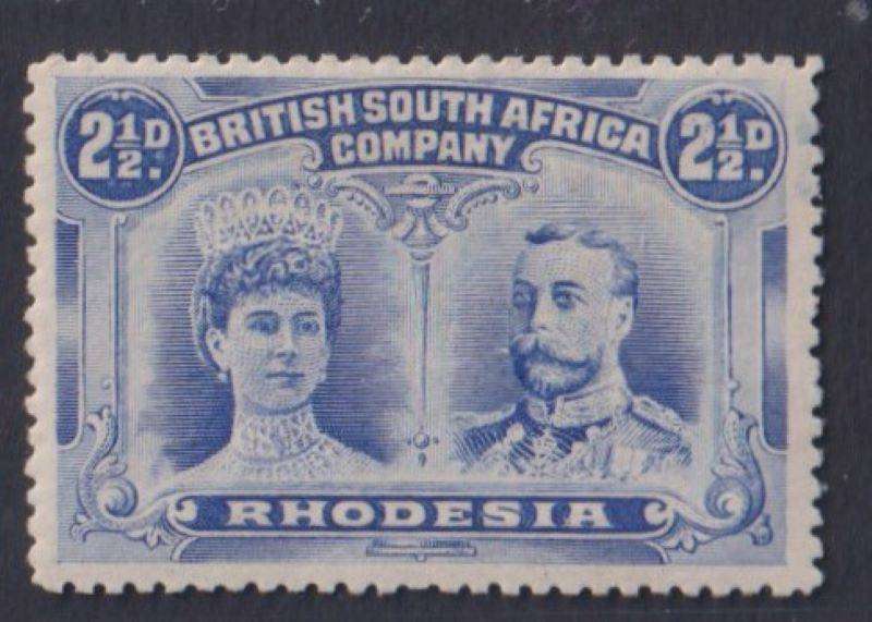 RHODESIA 1910 DOUBLE HEADS LOVELY MINT LOT