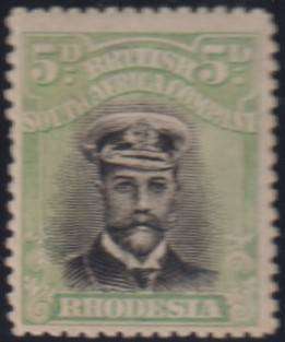 RHODESIA LOVELY LOT OF MINT ADMIRALS