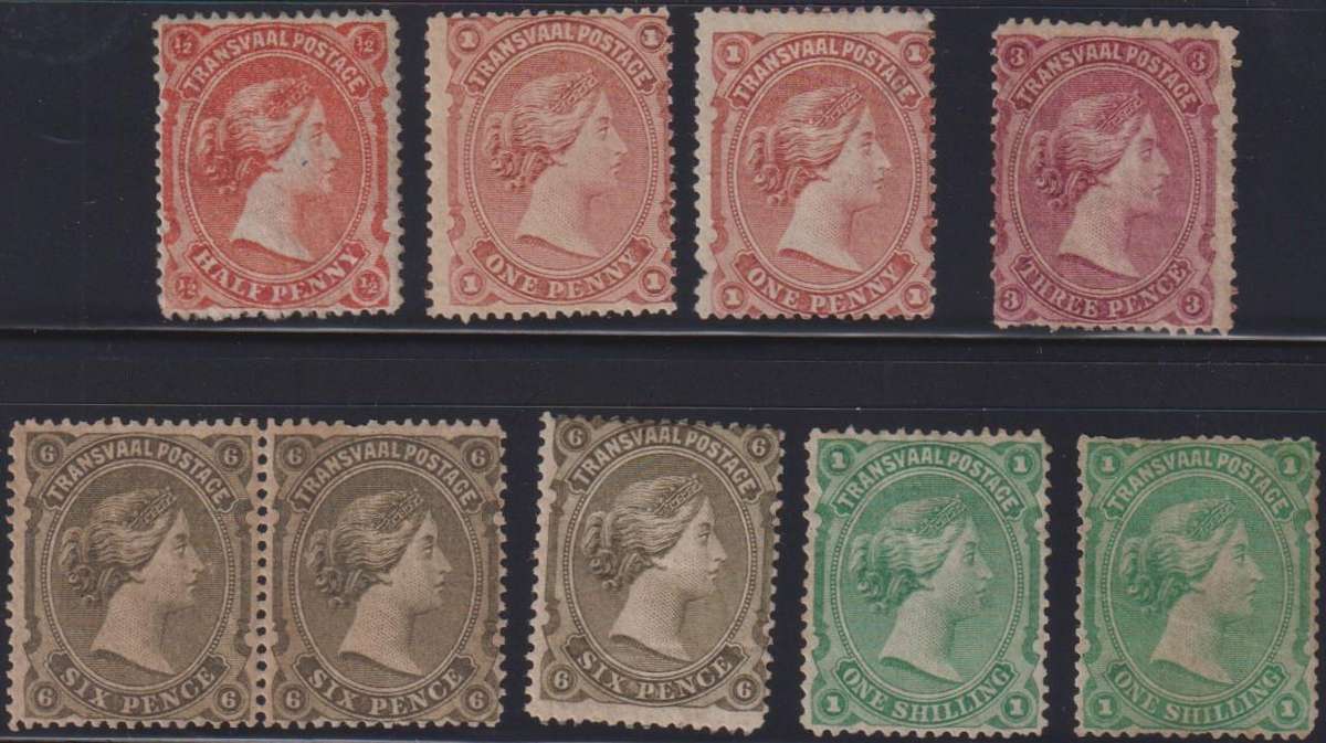 TRANSVAAL QVICTORIA NICE MINT LOT
