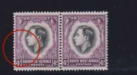 SWA 1937 CORONATION IMPRINTS & 4d REENTRY FINE MINT