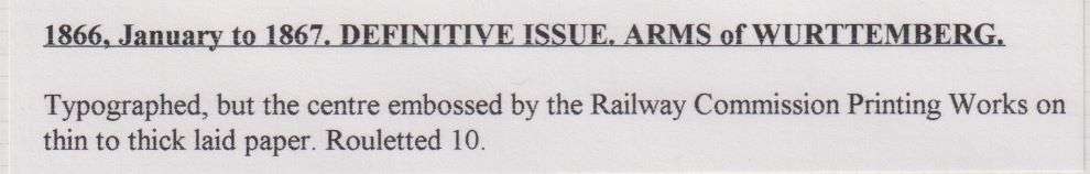 WURTTEMBERG SUPERB 1851-1875 DISPLAY ON PAGES