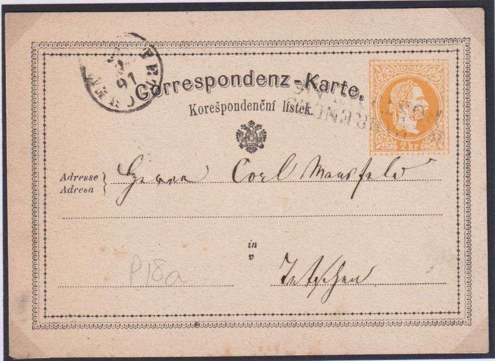 AUSTRIA, ITALY 1890 POSTAL STATIONERY CARDS - WRITTEN UP COLLECTION