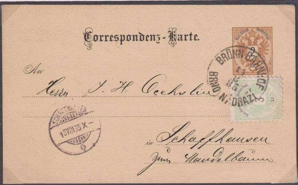 AUSTRIA, ITALY 1890 POSTAL STATIONERY CARDS - WRITTEN UP COLLECTION