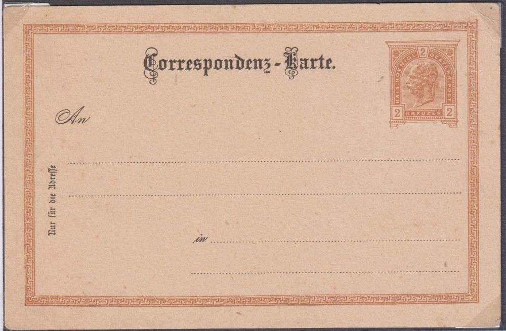 AUSTRIA, ITALY 1890 POSTAL STATIONERY CARDS - WRITTEN UP COLLECTION