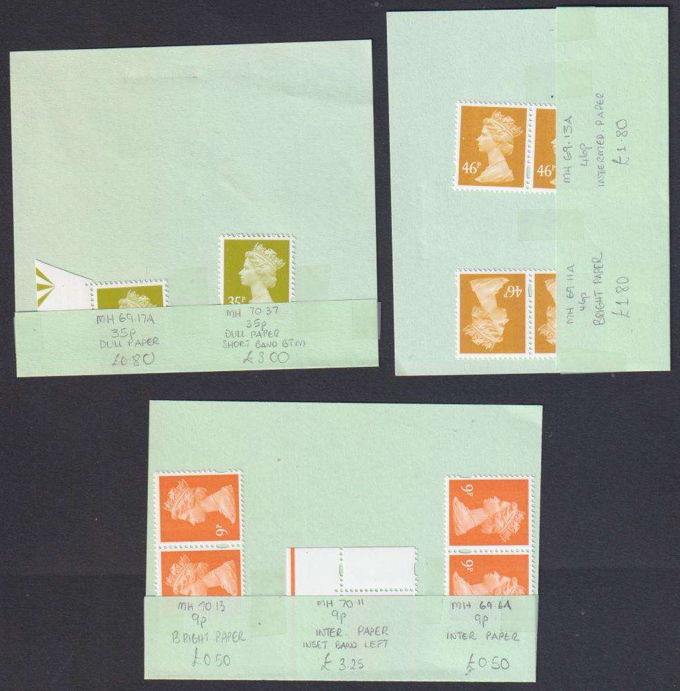 GREAT BRITAIN 2005 ISSUES, BLOCKS, BOOKLETS MIN SHEETS - HIGH FACE VALUE