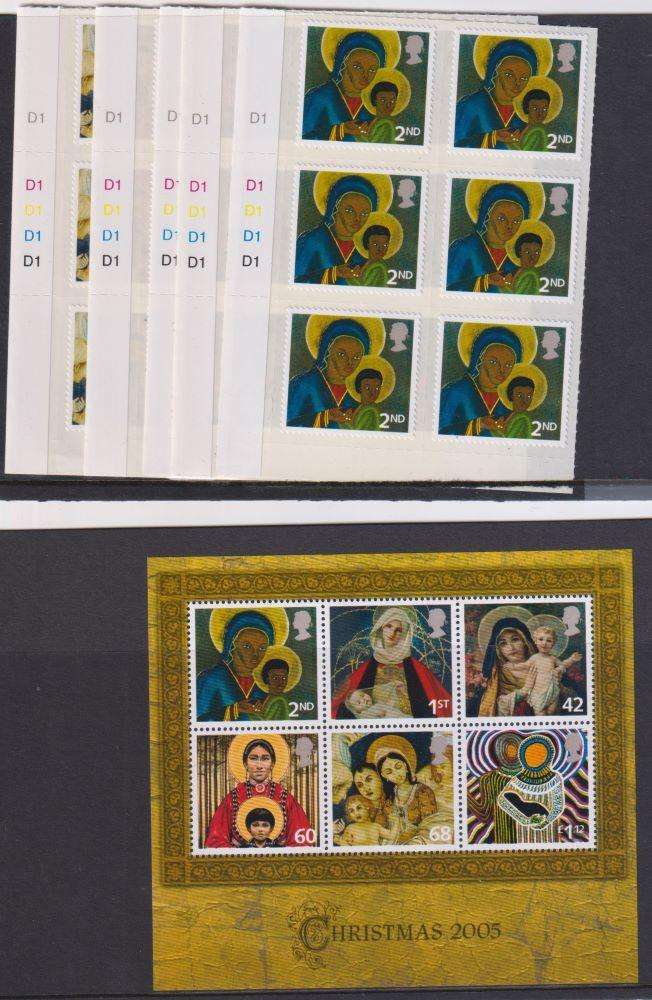 GREAT BRITAIN 2005 ISSUES, BLOCKS, BOOKLETS MIN SHEETS - HIGH FACE VALUE
