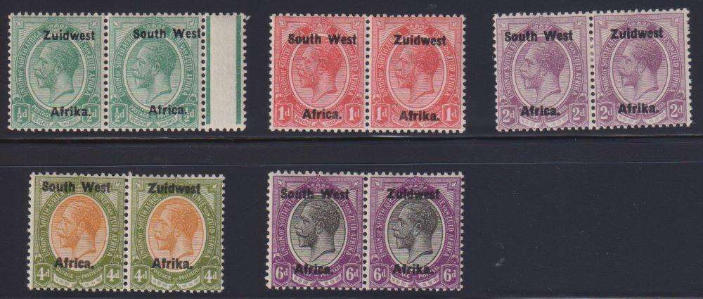 SWA 1924 TYPE 111/A NICE LOT CV R1490 FINE HINGED MINT