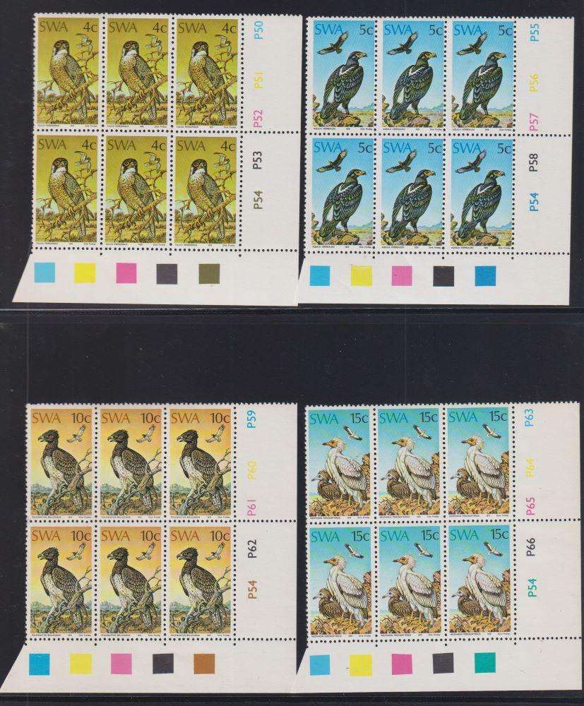 SWA GREAT LOT OF UNMOUNTED MINT CONTROL BLOCKS