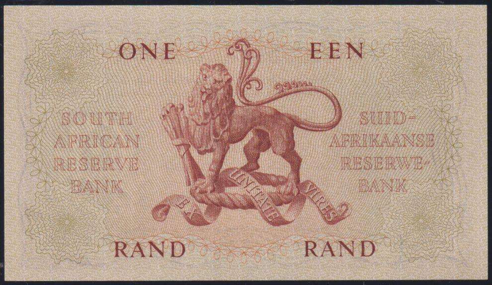 SA 1962 G RISSIK R1 & R2  BANKNOTES SUPERB UNCIRCULATED