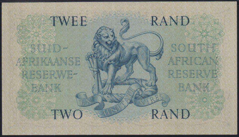 SA 1962 G RISSIK R1 & R2  BANKNOTES SUPERB UNCIRCULATED