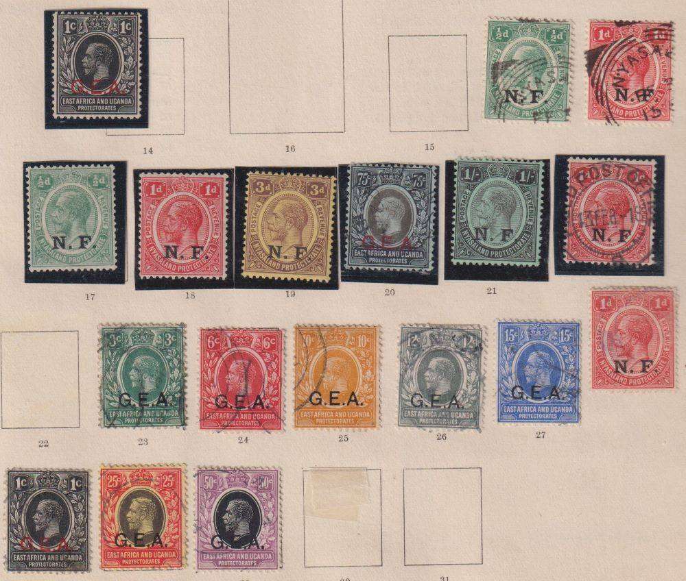 TANGANYIKA-TANZANIA LOVELY MINT & USED LOT ON PAGES