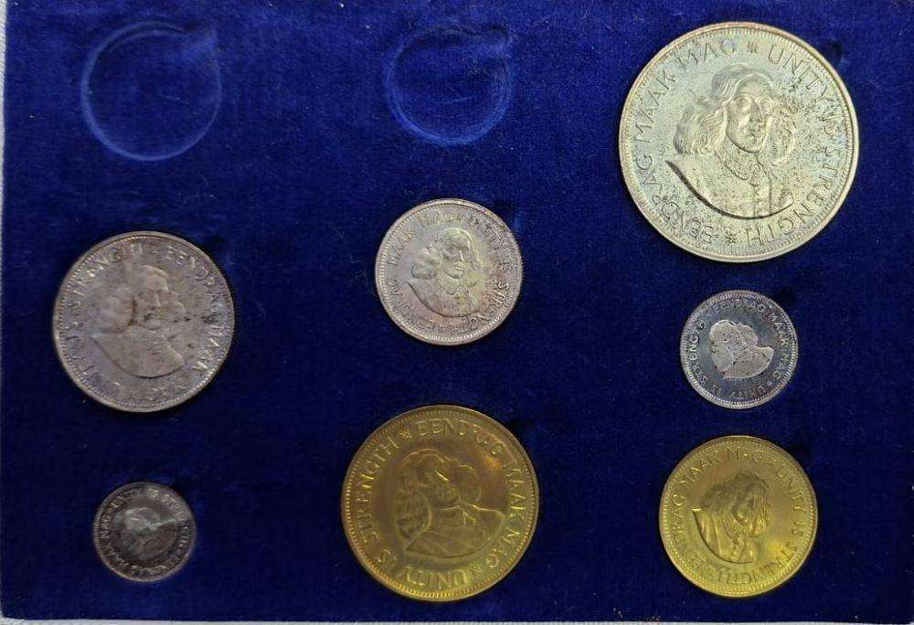 1964 LONG PROOF SET - NO GOLD