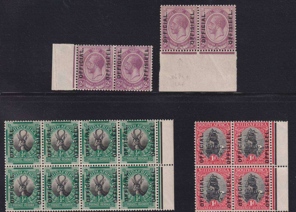 SA 1926 OFFICIALS LOVELY UNMOUNTED MINT LOT - CV R3200