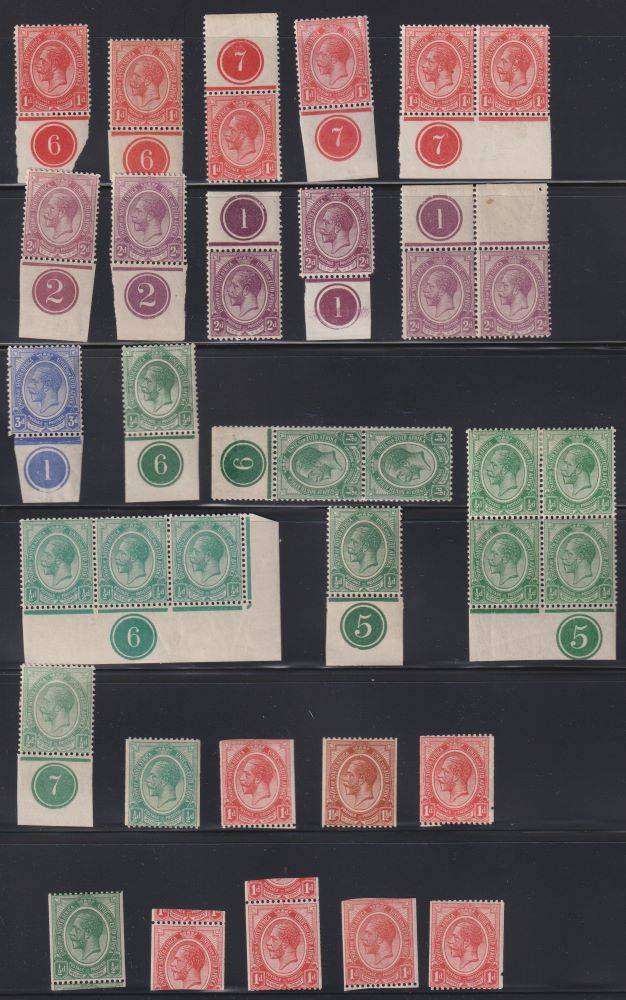 SA KINGSHEADS CONTROLS, COILS, COIL ERRORS A LOVELY MINT/UM LOT