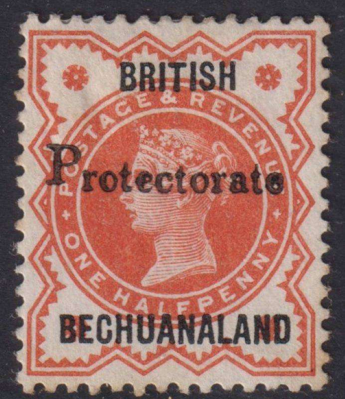 BECHUANALAND 1890 QVIC OVERPRINT - UNUSED - SACC 52