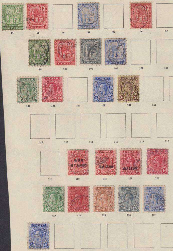 ST VINCENT OLD TIME COLLECTION ON PAGES - HIGH CV
