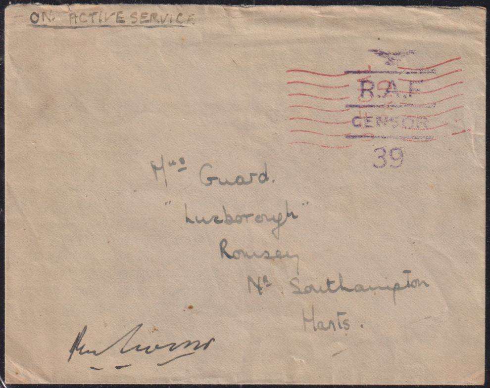GB ROYAL AIRFORCE COLLECTION OF WW11 COVERS - WRITTEN UP!