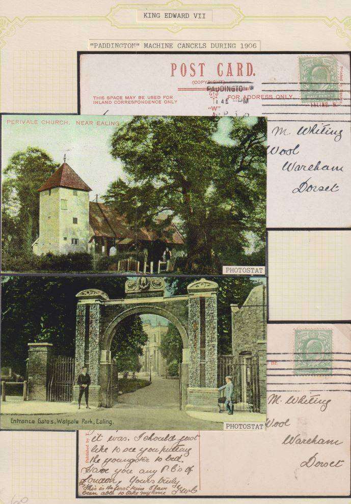 GB GREAT COLLECTION OF KING EDWARD V11 POSTCARDS - WRITTEN UP