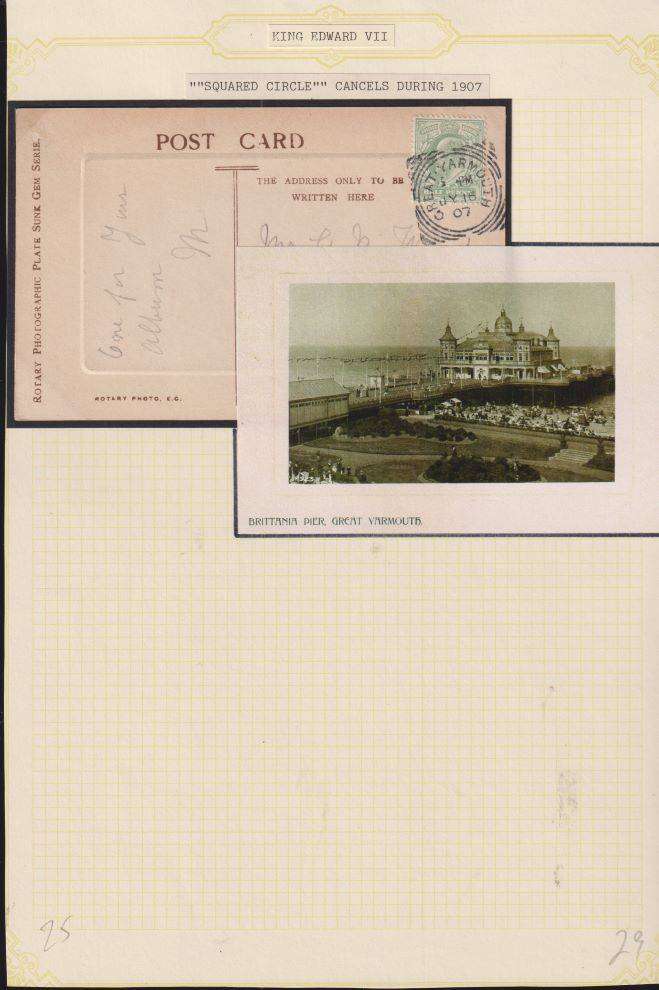 GB GREAT COLLECTION OF KING EDWARD V11 POSTCARDS - WRITTEN UP