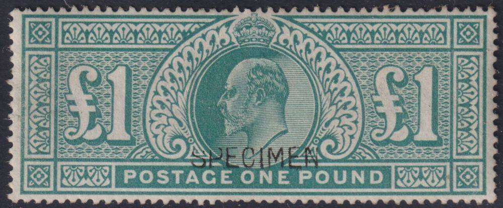 GREAT BRITAIN KEV11 £1 DE LA RUE SPECIMEN - SCARCE!