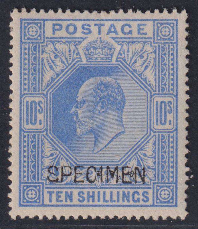 GREAT BRITAIN KEV11 10/-  DE LA RUE SPECIMEN - SCARCE!