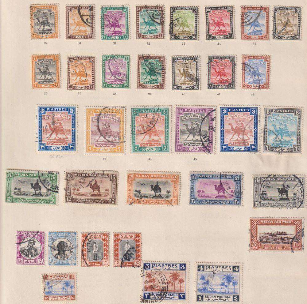 SUDAN - OLD TIME COLLECTION ON PAGES - LOVELY LOT!