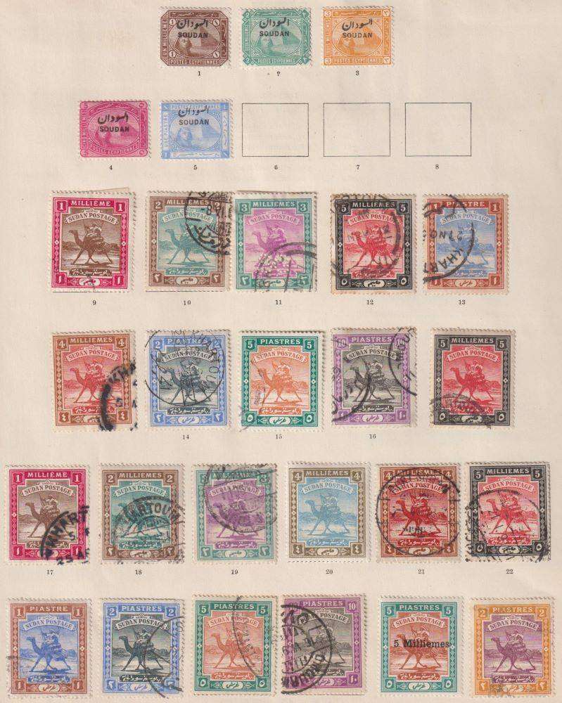 SUDAN - OLD TIME COLLECTION ON PAGES - LOVELY LOT!