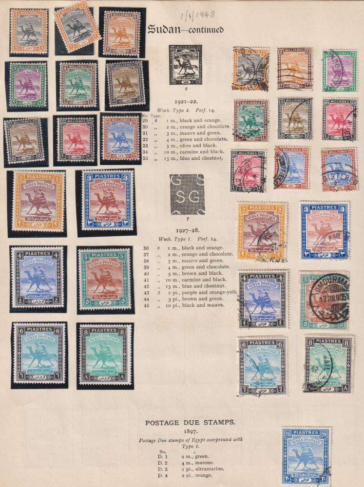SUDAN - OLD TIME COLLECTION ON PAGES - LOVELY LOT!