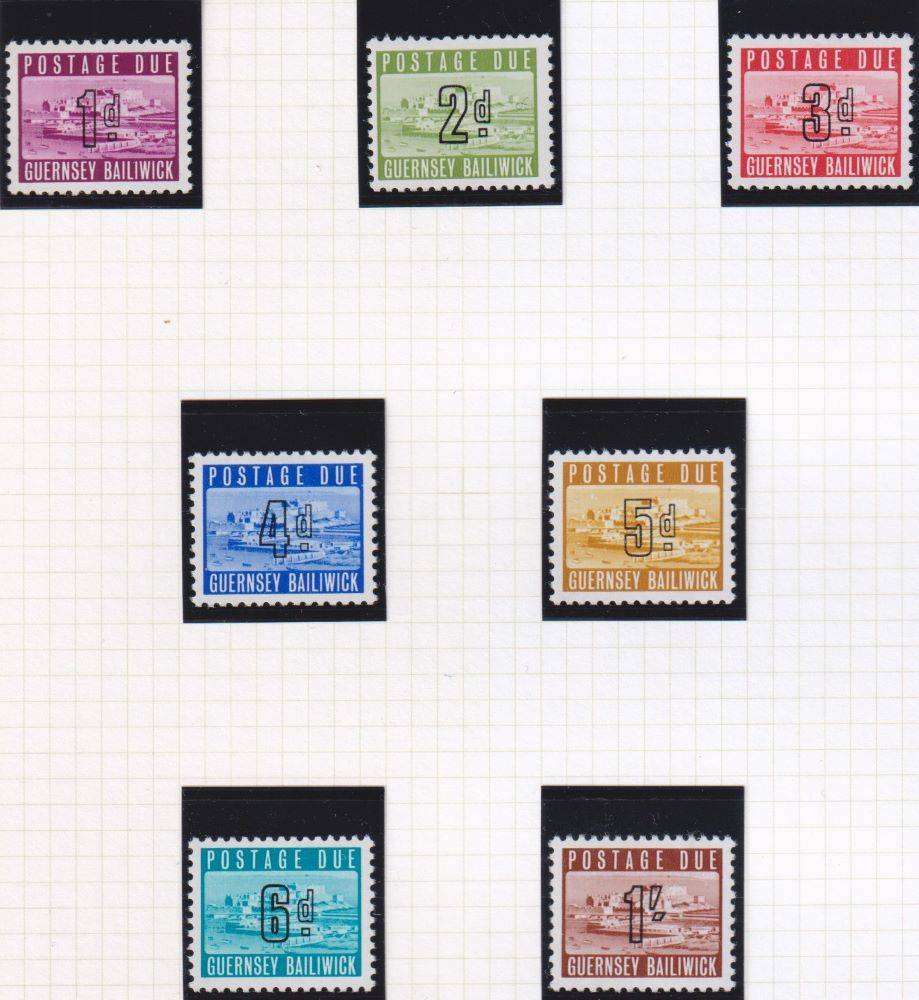 GUERNSEY & JERSEY SUPERB QE11 COLLECTION ON PAGES UNMOUNTED MINT