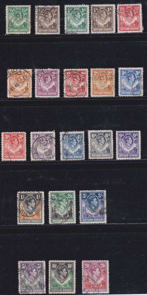 NORTHERN RHODESIA KGV1 SET FINE USED