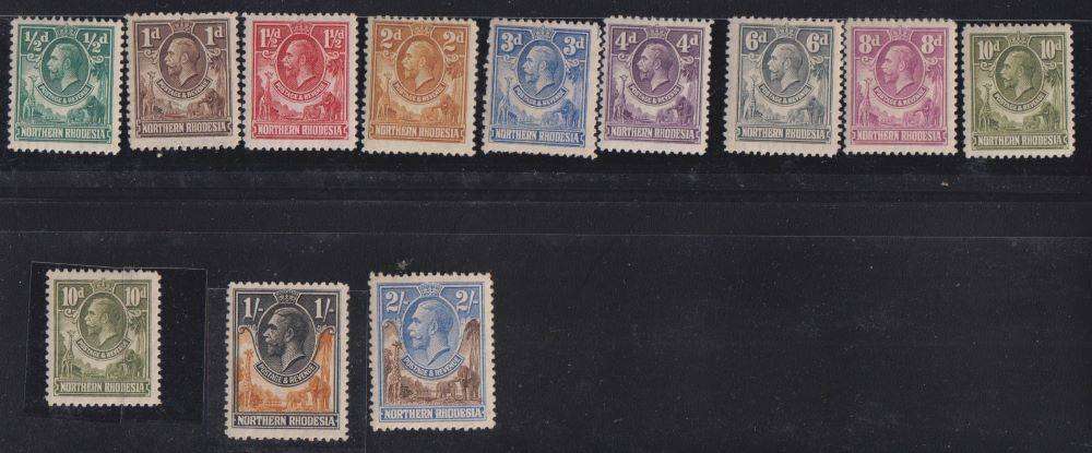 NORTHERN RHODESIA/R & N GREAT LOT MINT & USED