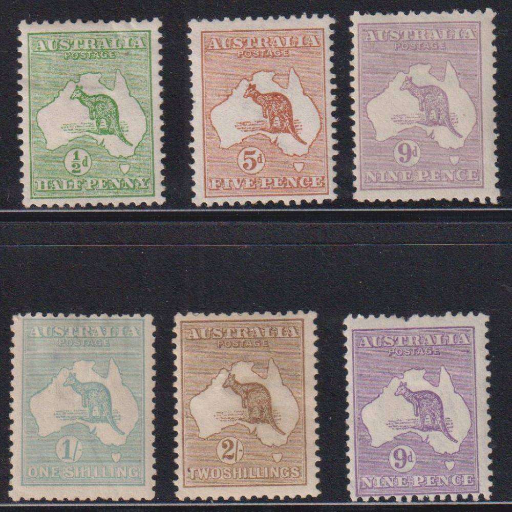 AUSTRALIA NICE LOT OF UNCHECKED KANGAROOS