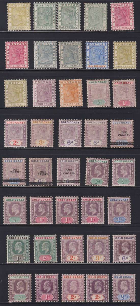 GOLD COAST SUPERB MINT KQVIC - KGV - HIGH CV