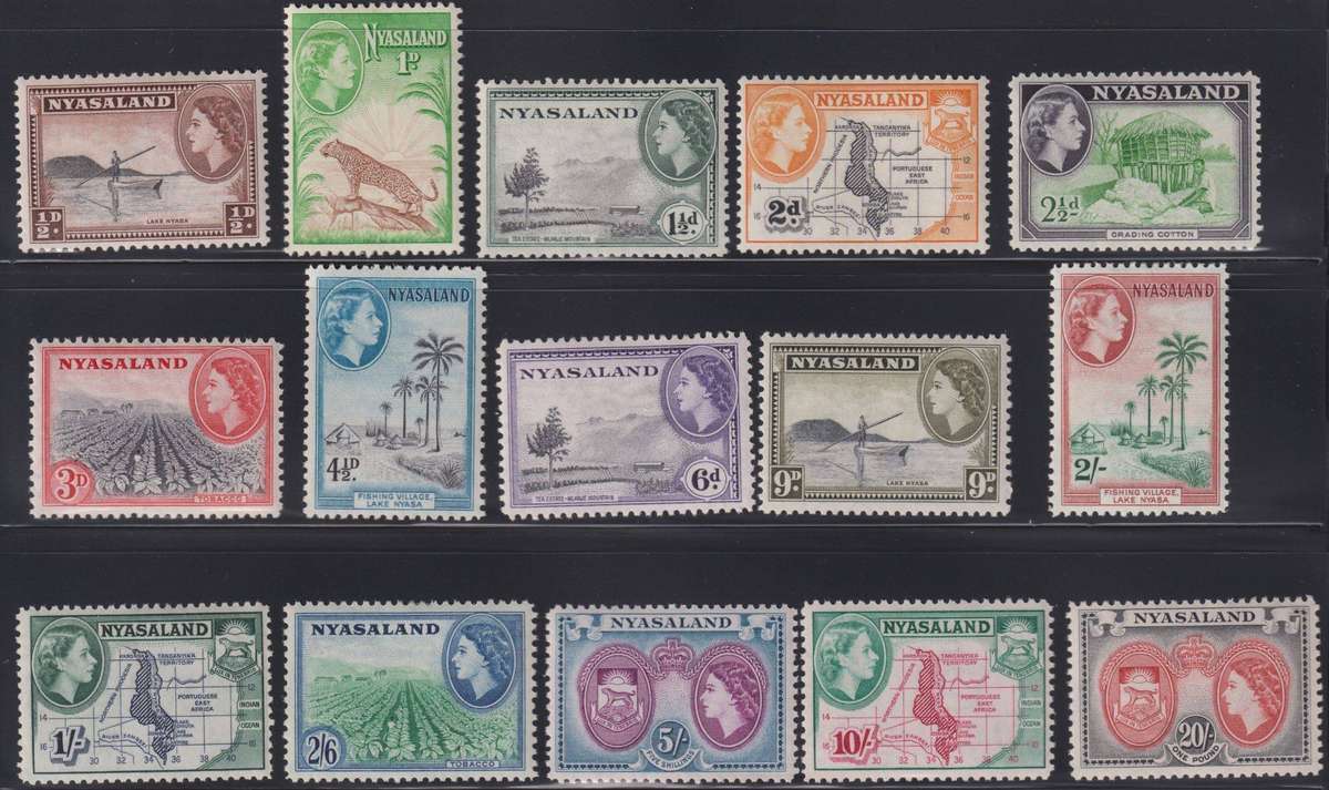NYASALAND LOVELY MINT/UM LOT