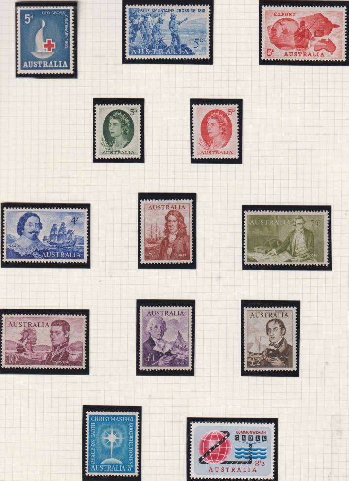 AUSTRALIA SUPERB  UNMOUNTED MINT COLLECTION INCLUDING HIGH VALUES - HIGH CV