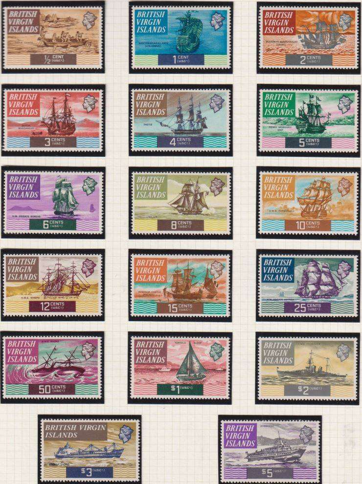 NORFOLK, PAPUA,VIRGIN ISLES, CAYMANS, BERMUDA  UNMOUNTED MINT ON PAGES