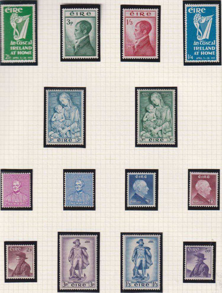 SWAZILAND, TRISTAN, IRELAND, GB, PITCAIRN UNMOUNTED MINT ON PAGES