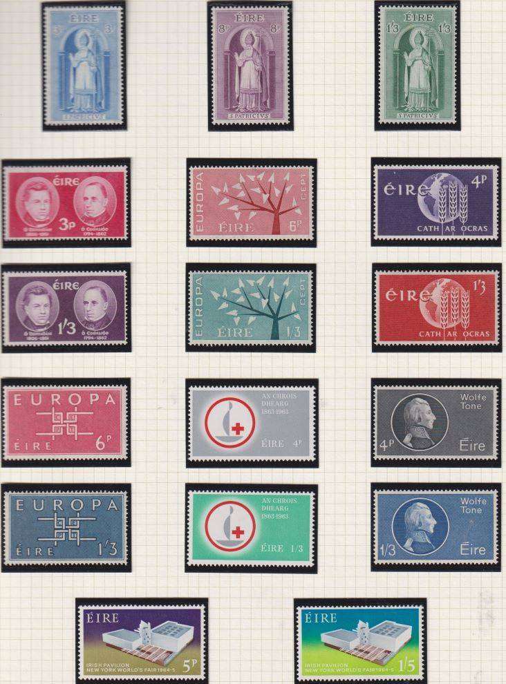 SWAZILAND, TRISTAN, IRELAND, GB, PITCAIRN UNMOUNTED MINT ON PAGES