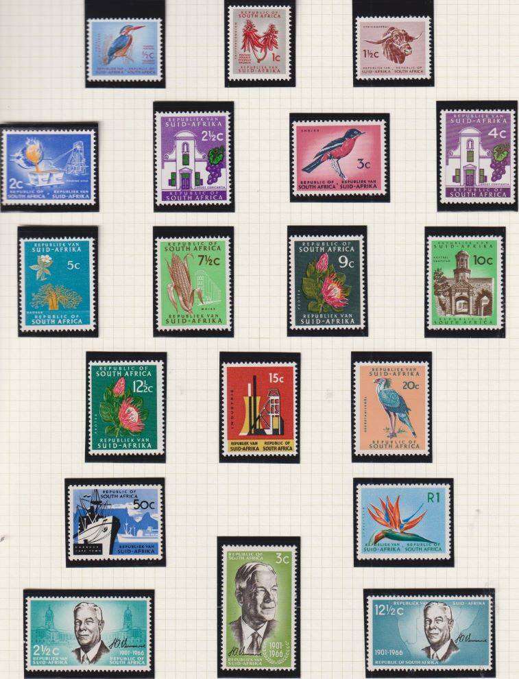 SOUTH AFRICA & SWA UNMOUNTED MINT ON PAGES - HIGH CAT VALUE!